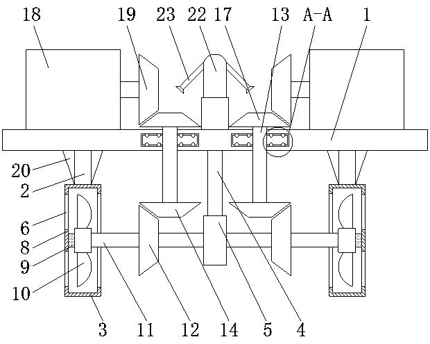 Tidal energy generating device