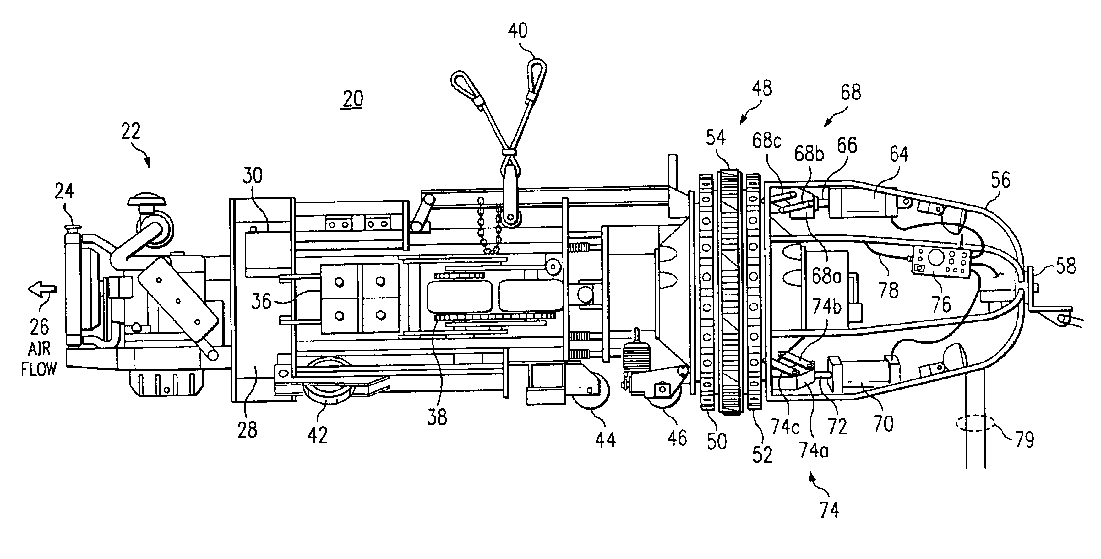 Tetherless internal line-up unit for pipeline welding