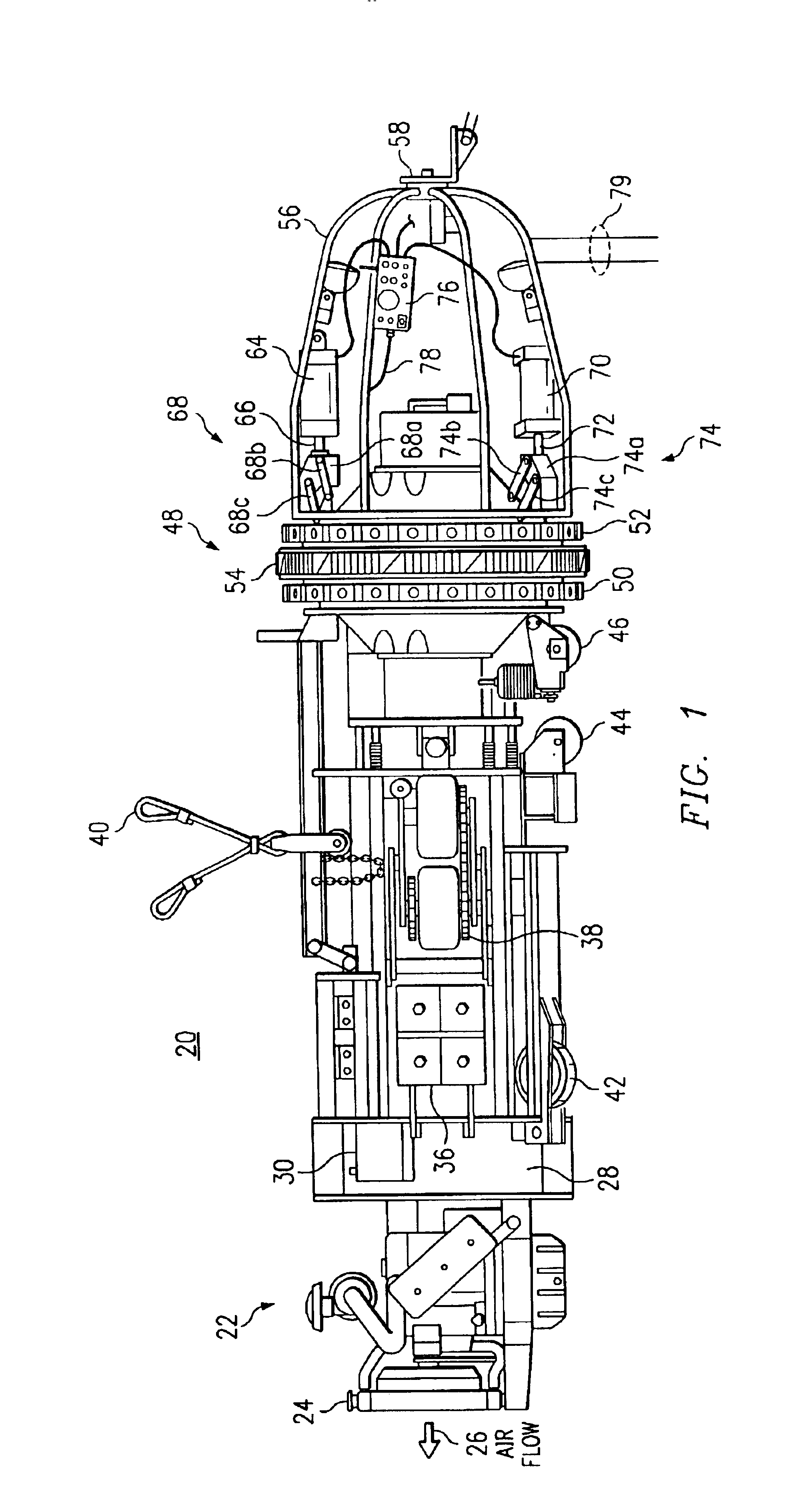 Tetherless internal line-up unit for pipeline welding