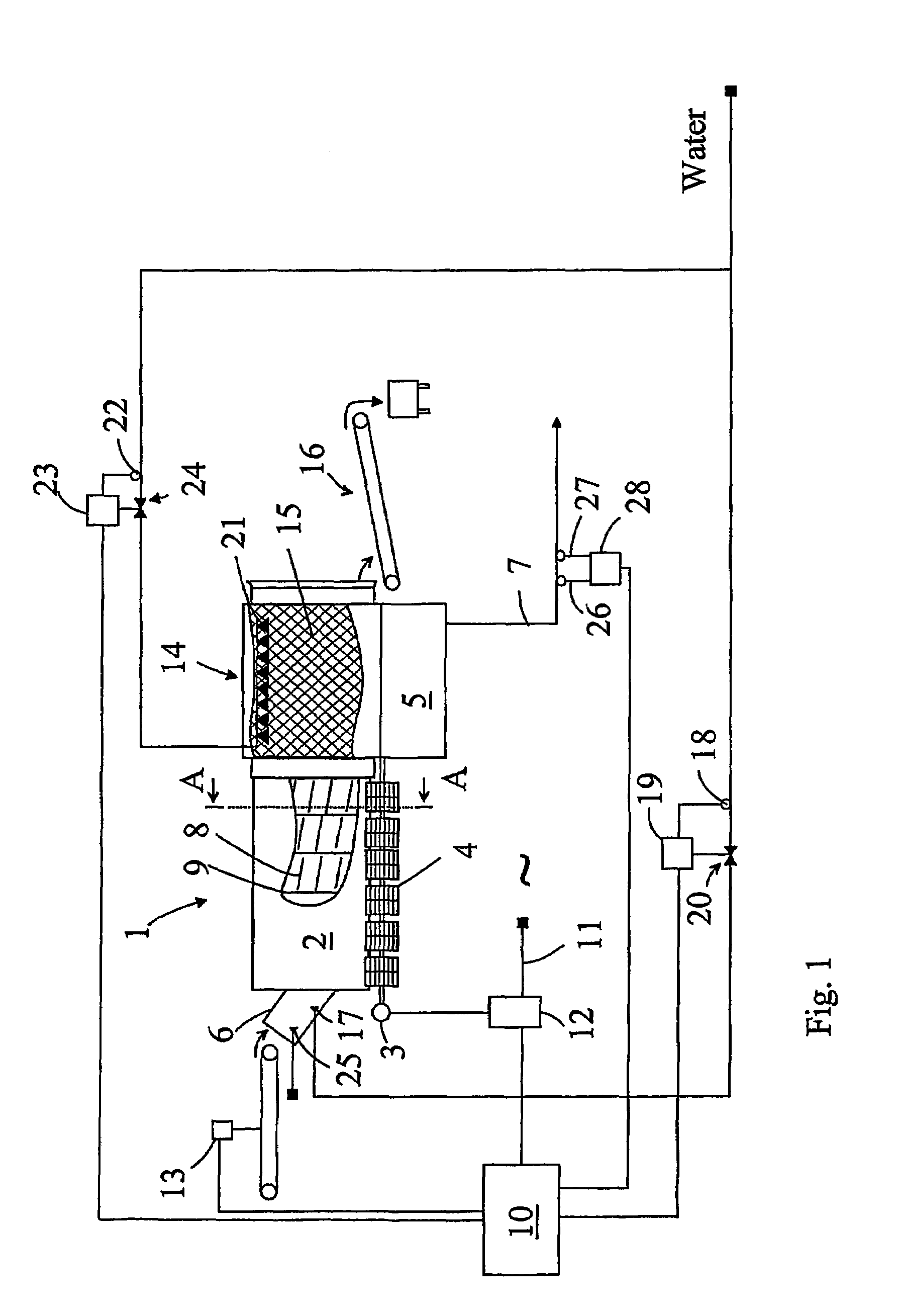 Method for defibring recycled fiber material in a drum pulper, and a drum pulper