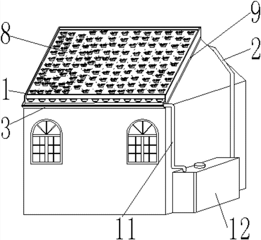 Greening drainage device