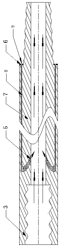 Drill stem with internal powder discharging function