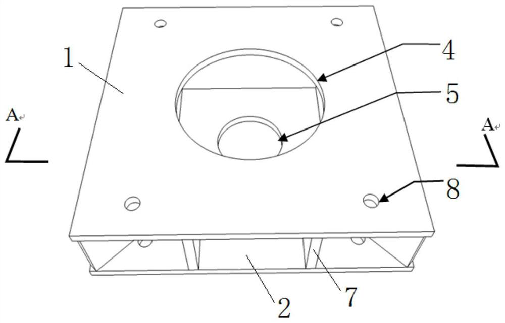 A reaction force support for anchor rod pull-out test and its application method