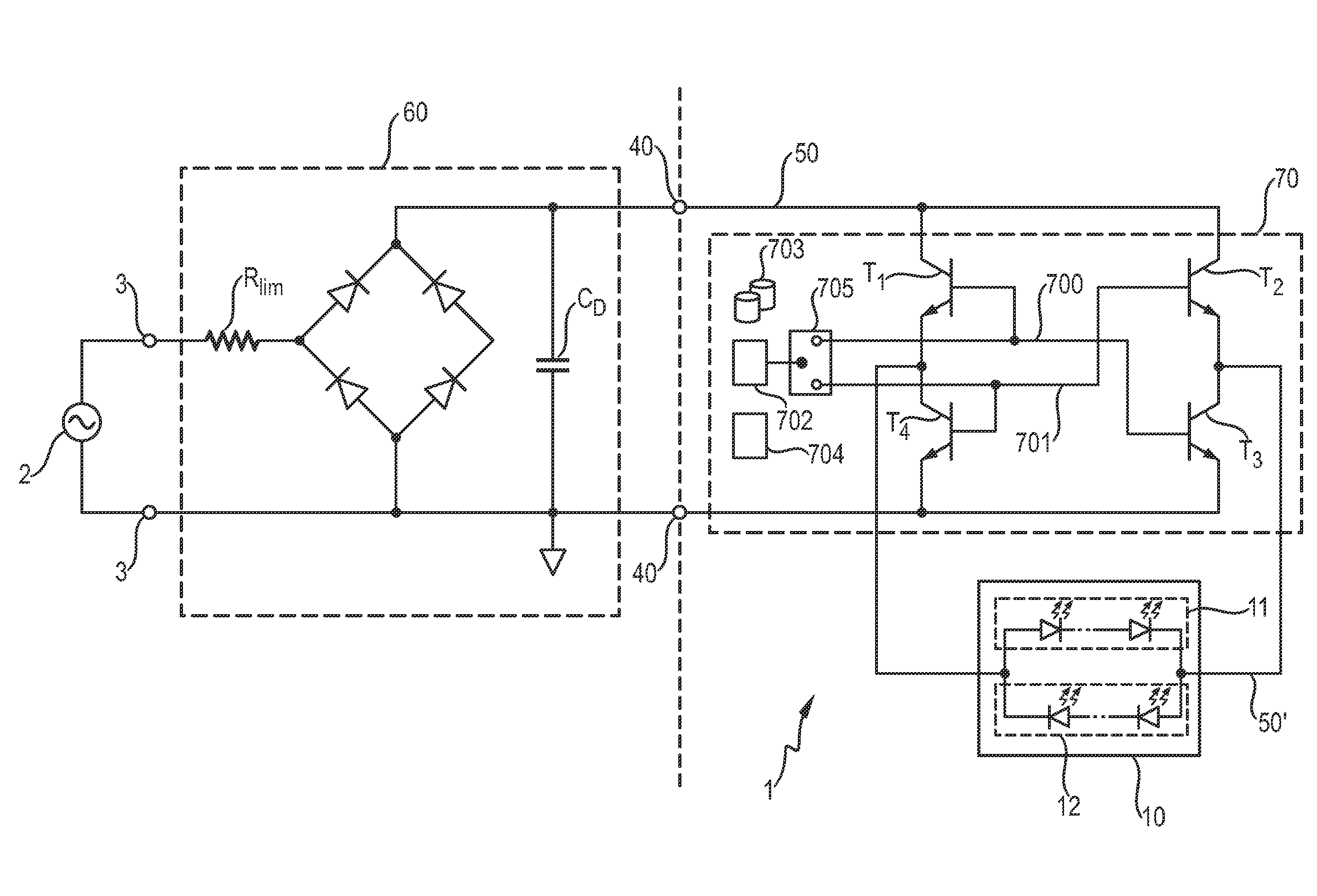 LED lighting circuit