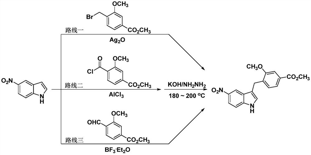 A kind of preparation technology of zafirlukast intermediate