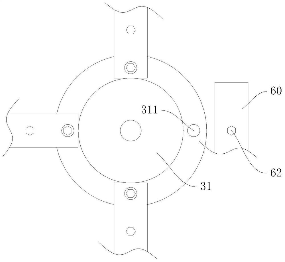 Self-adaptive windproof communication tower