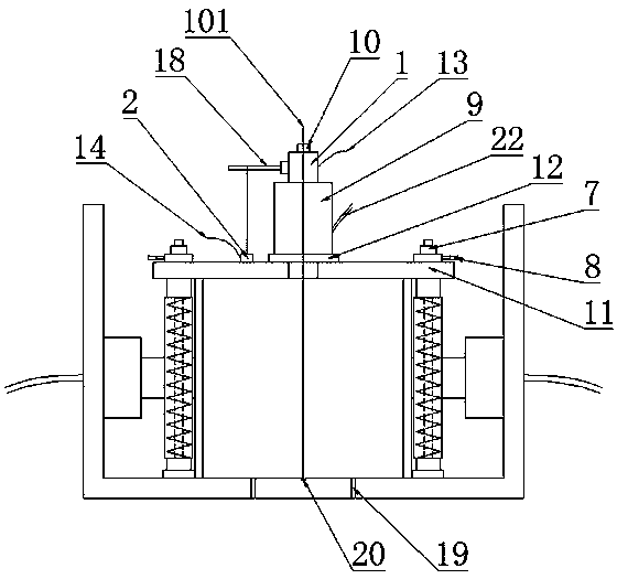 Drawing test device and method for simulating full-length anchoring quality detection of roadway surrounding rock