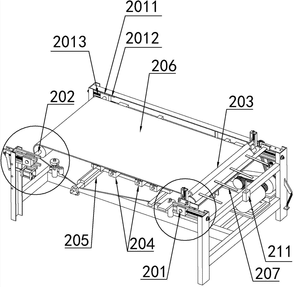 Novel efficient board single-side putty applying machine