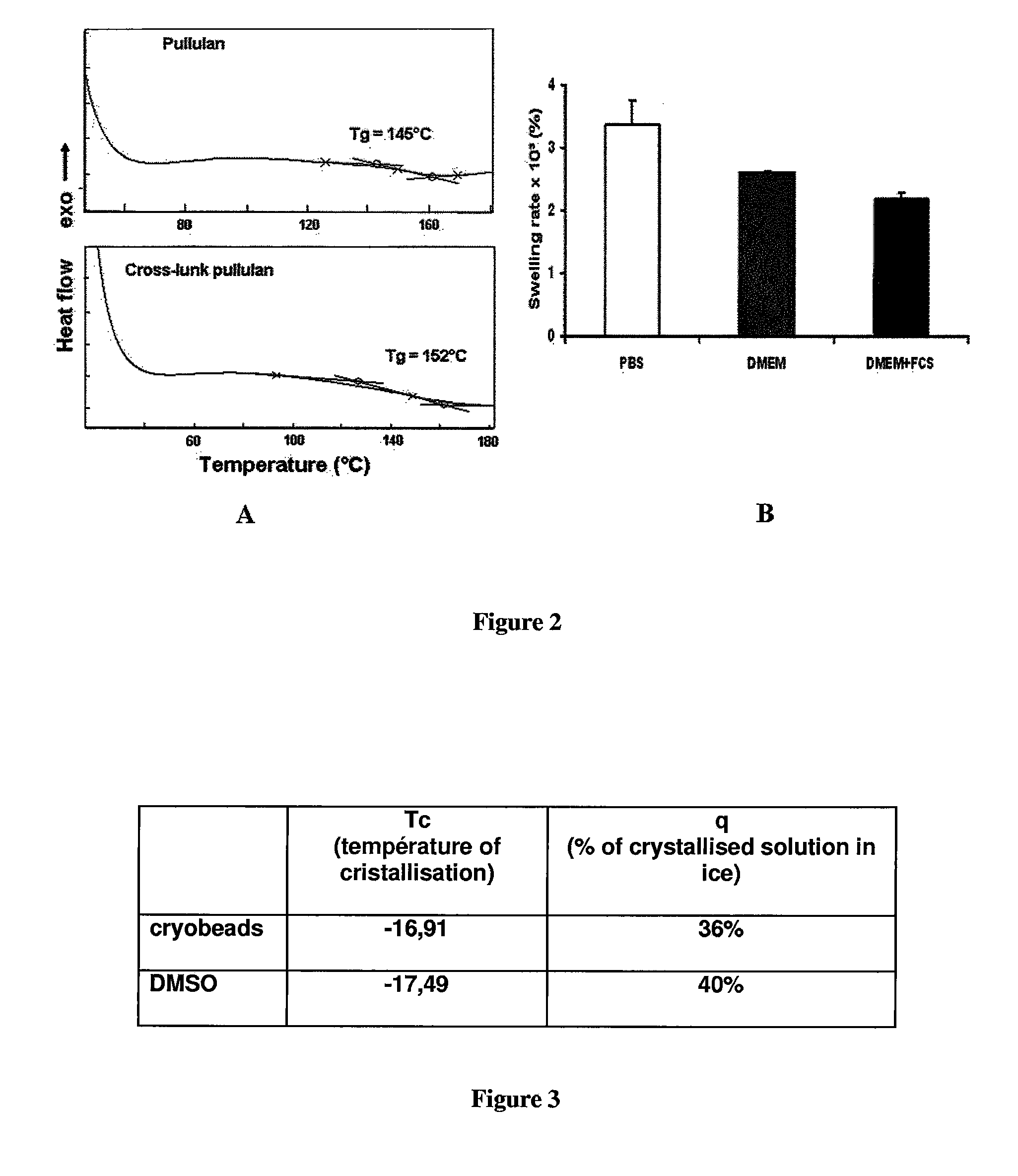 Cryopreservation of cells, tissues and organs