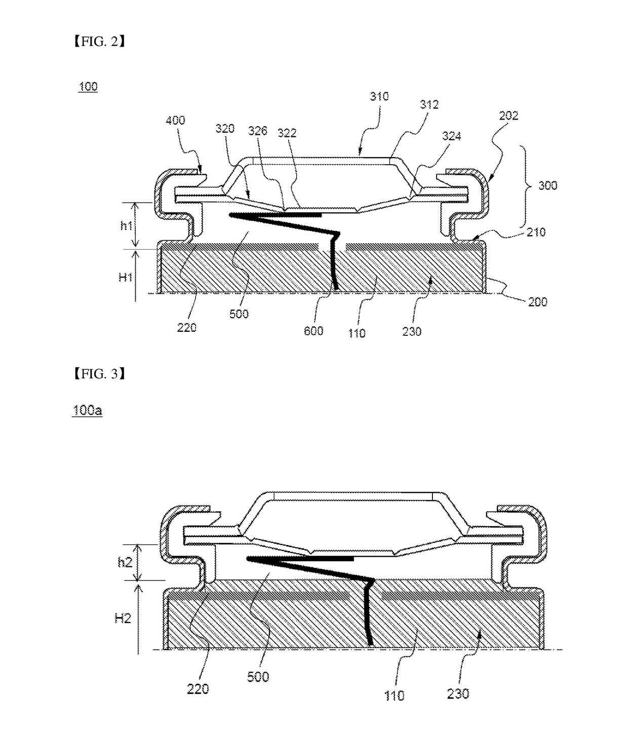 Cylindrical battery including pressurizing part and method of manufacturing the same