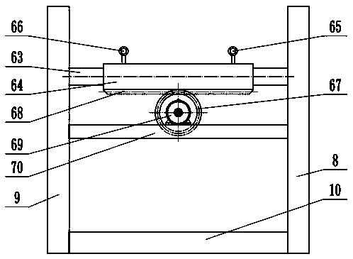 Double-rough-yarn dyeing device