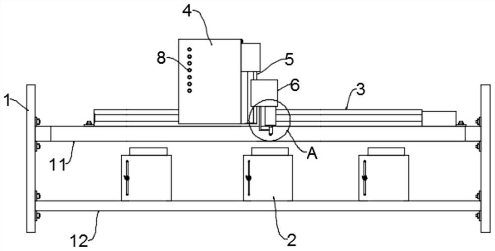 Intelligent electric energy meter push-pull force testing device