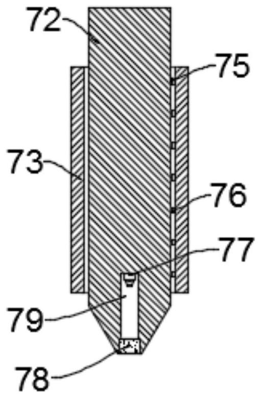 Intelligent electric energy meter push-pull force testing device