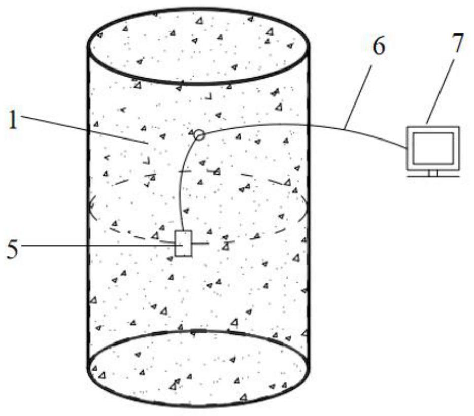 Test method for measuring active and passive hoop forces in frp - confined concrete columns using piezoelectric membranes