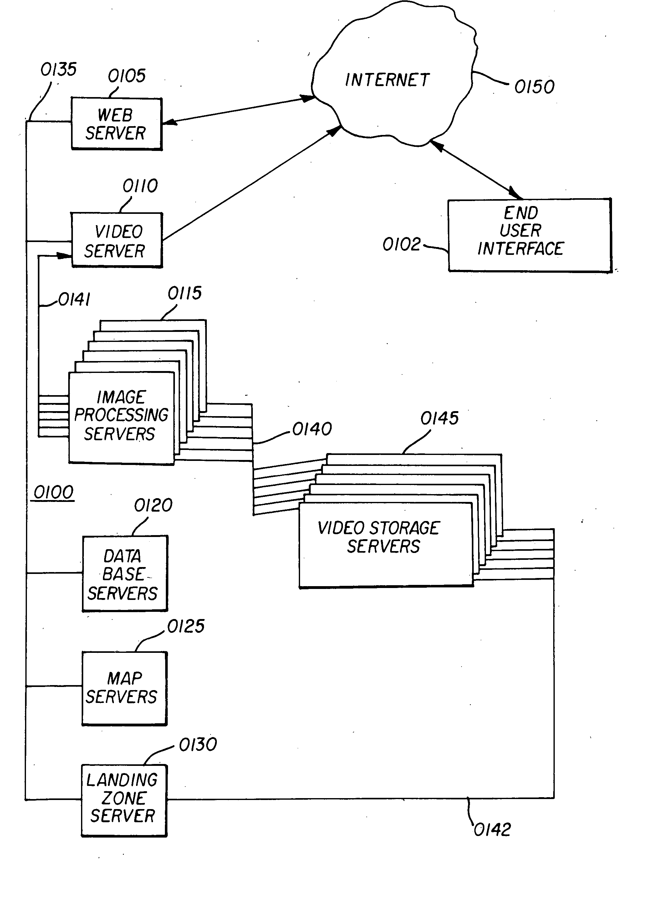 Apparatus and method for producing video drive-by data corresponding to a geographic location