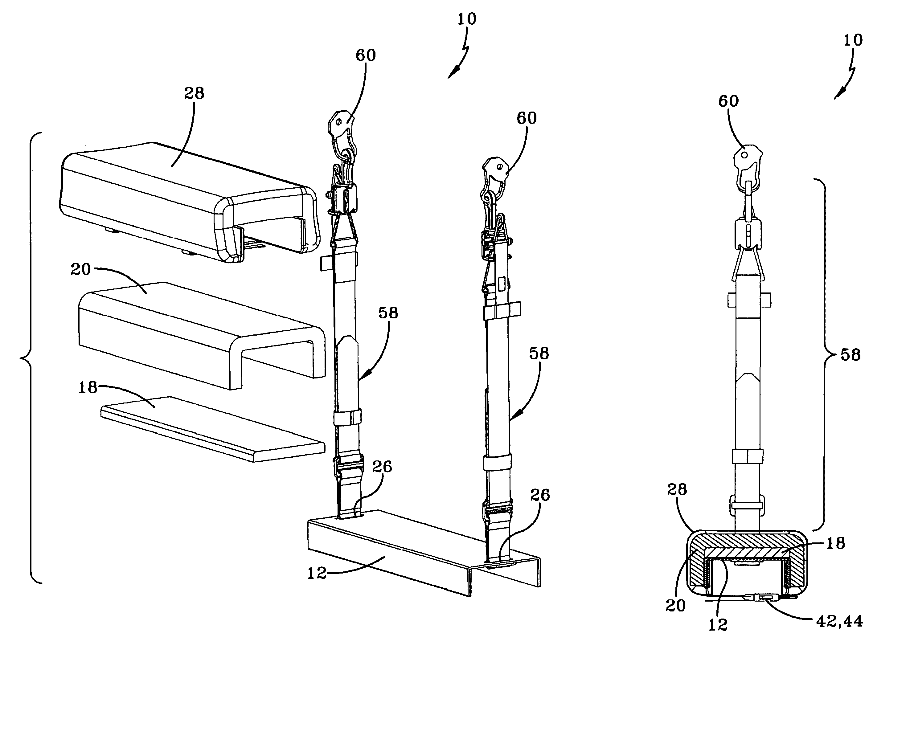 Seat for combat vehicle