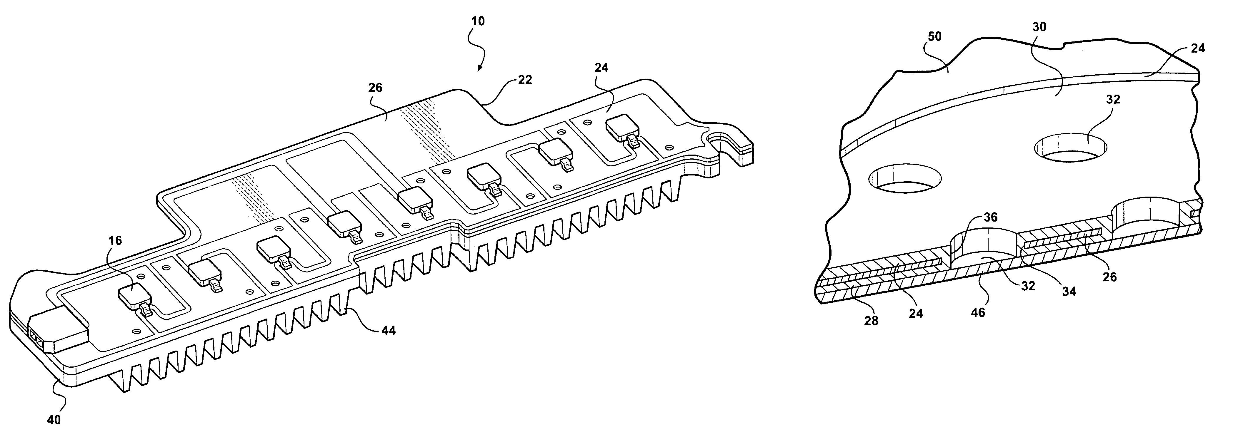 LED light module assembly