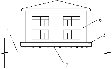 Building displacement turning method