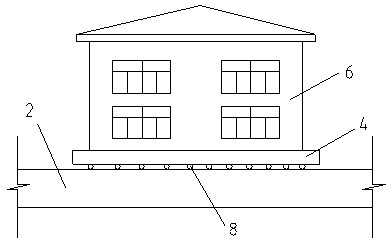 Building displacement turning method