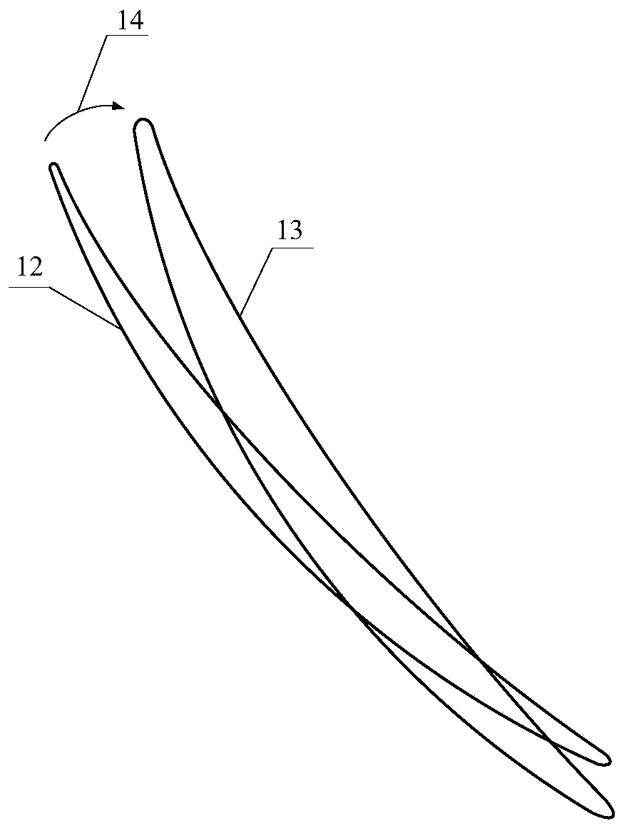 Non-uniform-speed double-rotation variable-machining-blade cathode blisk electrolytic machining method