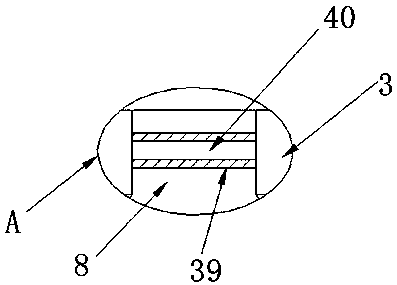 Sand homogenizing device used before tile paving for building construction