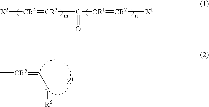 Two-photon absorbing polymerizable composition and polymerization process thereof