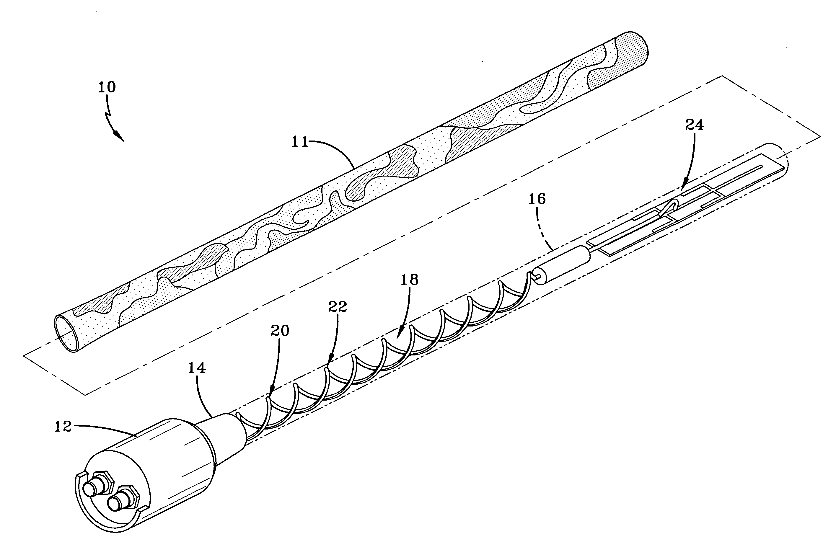 Small, narrow profile multiband antenna