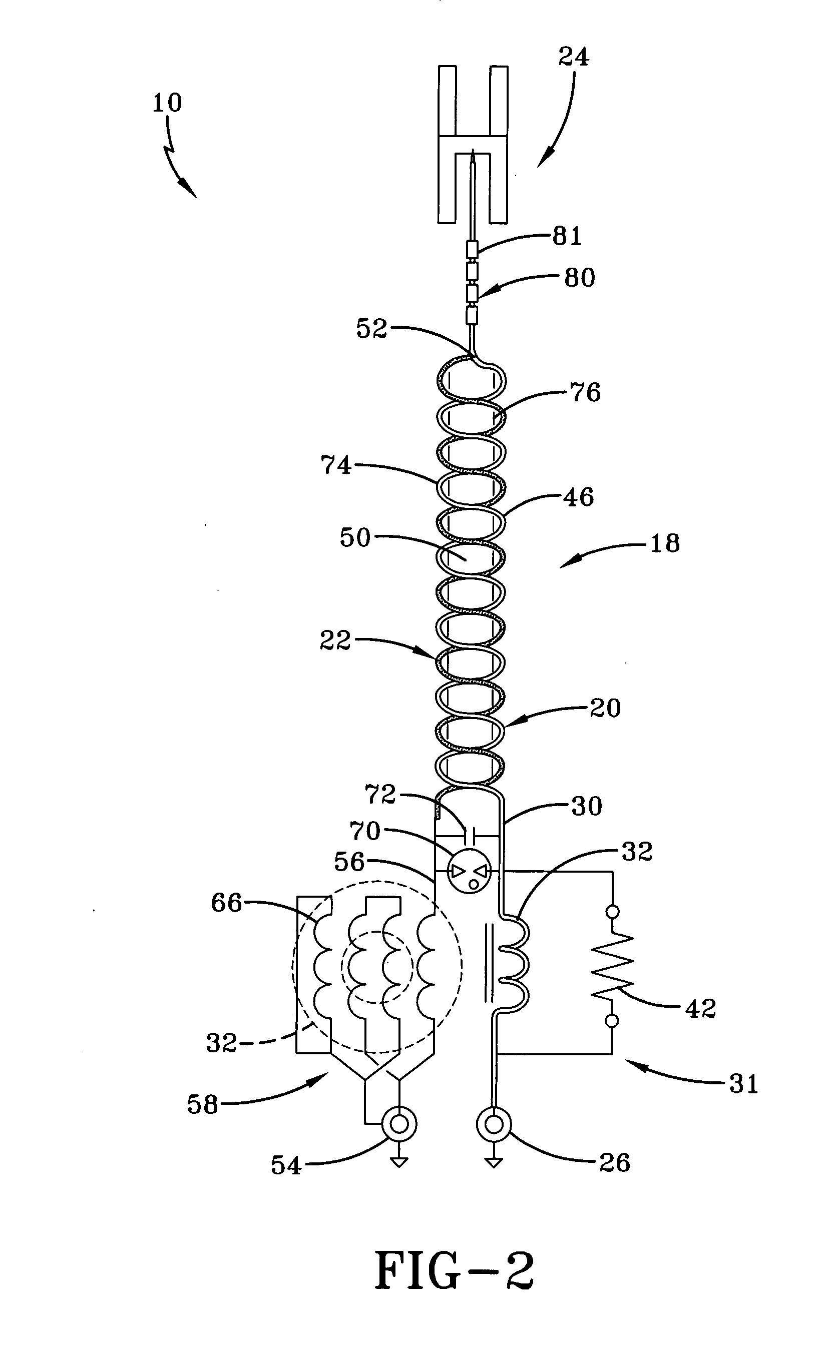 Small, narrow profile multiband antenna