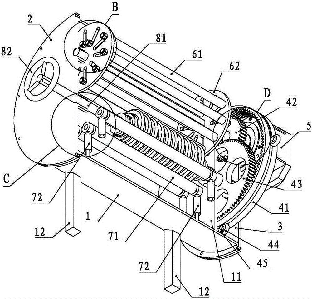 Single-drive multi-gear linkage insulator cleaning device