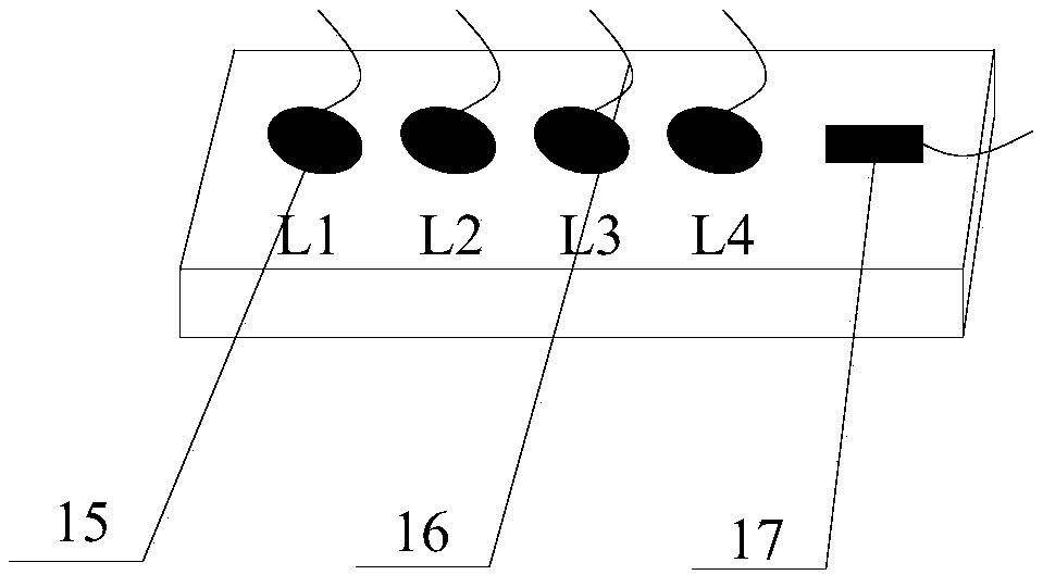 Test device and test method for determining water pressure inside crack of coal injection coal seam