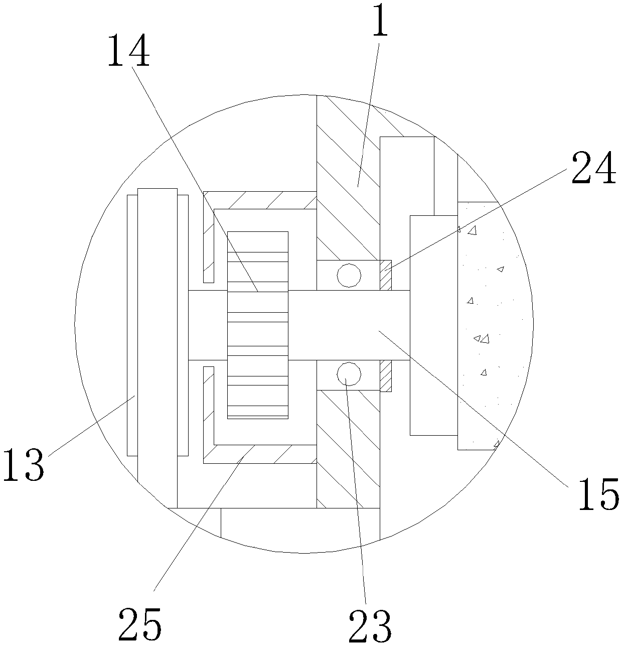 Rice milling device of rice miller