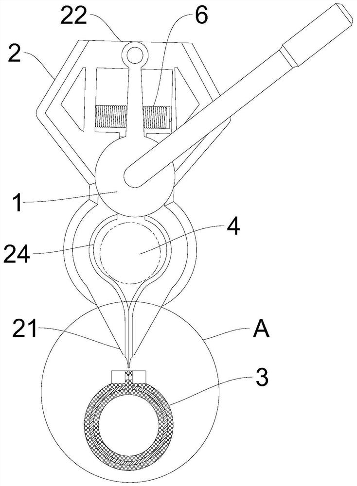 Opening enlarging device