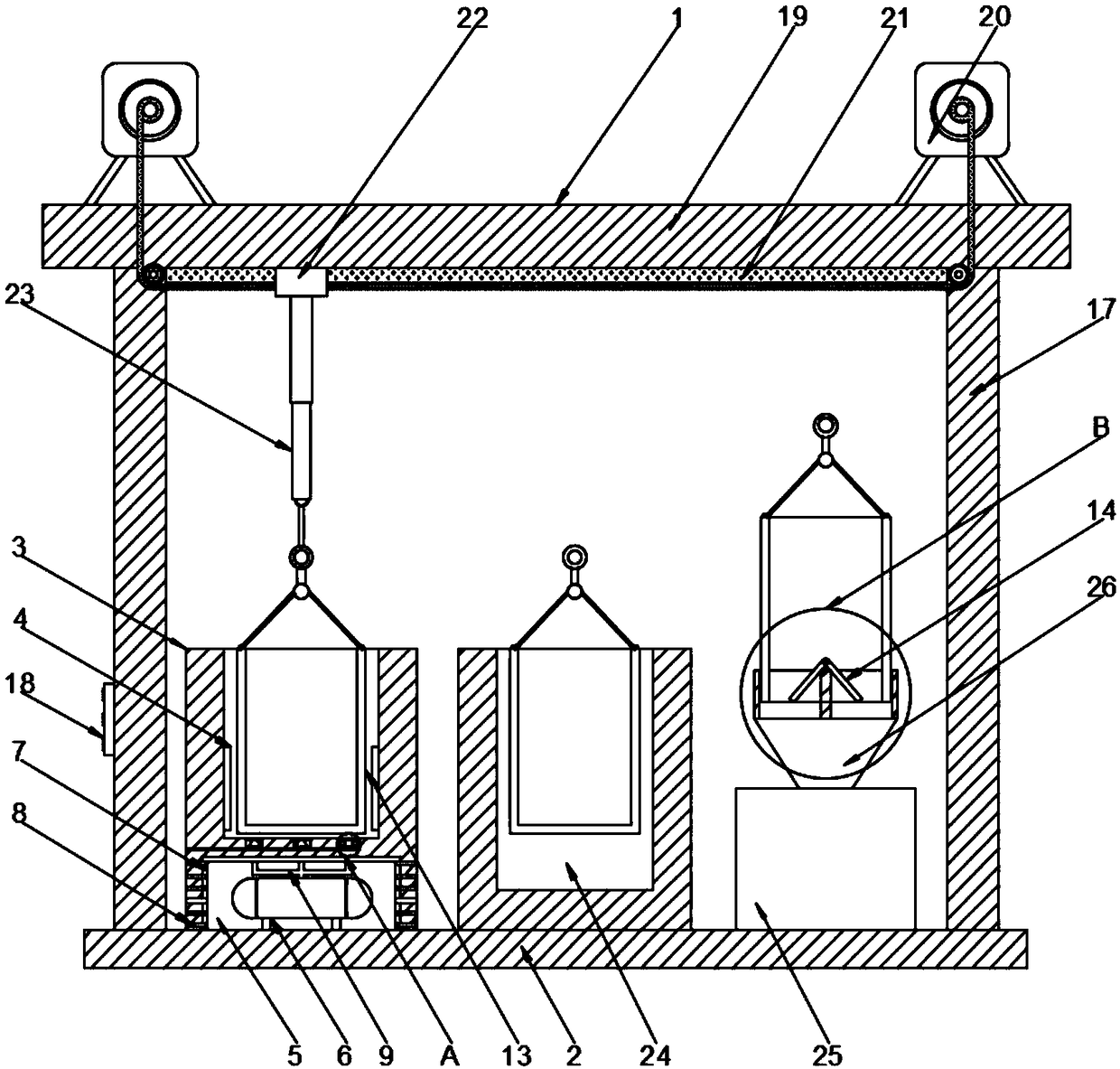 Peach kernel manufacturing device and working method thereof