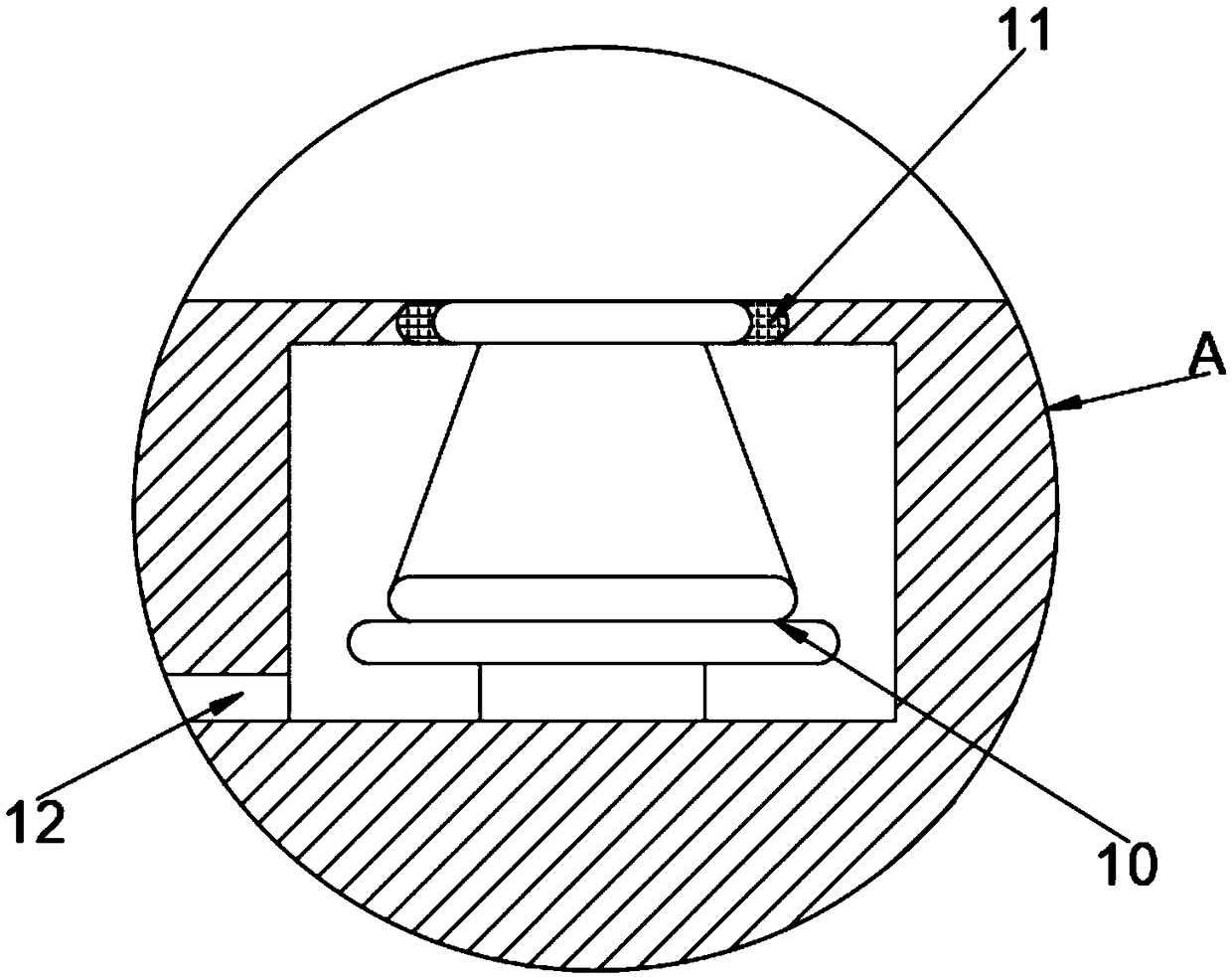 Peach kernel manufacturing device and working method thereof