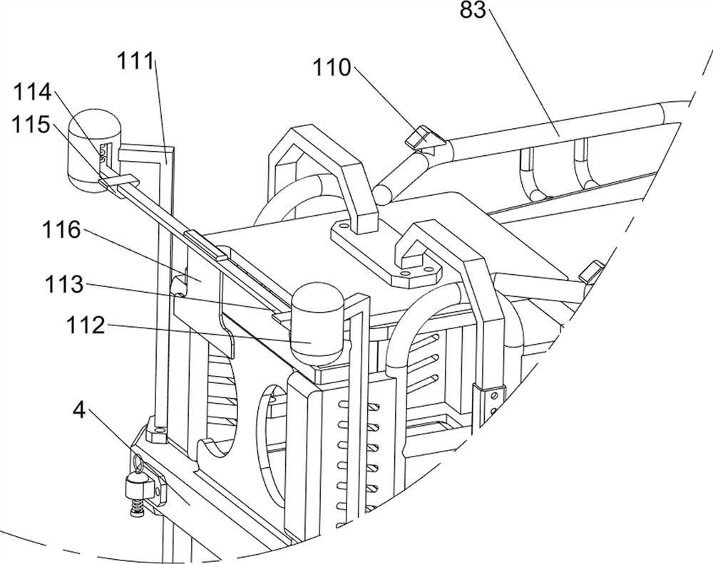 Device capable of achieving single-piece separation on stacked glass fabric