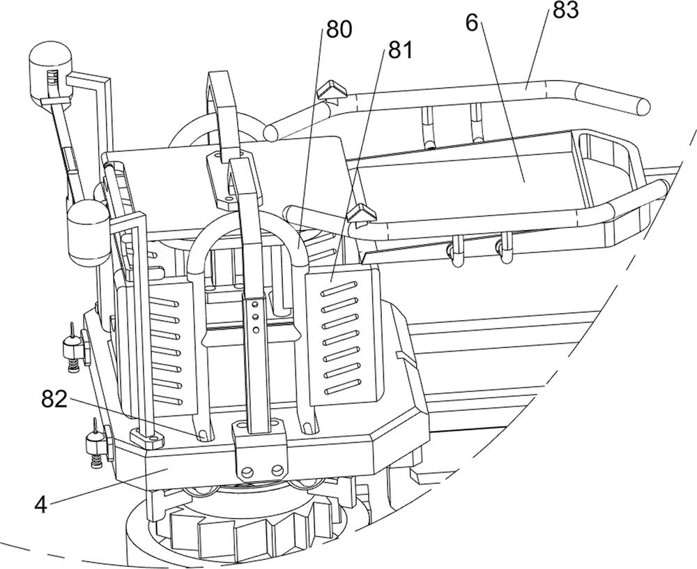 Device capable of achieving single-piece separation on stacked glass fabric