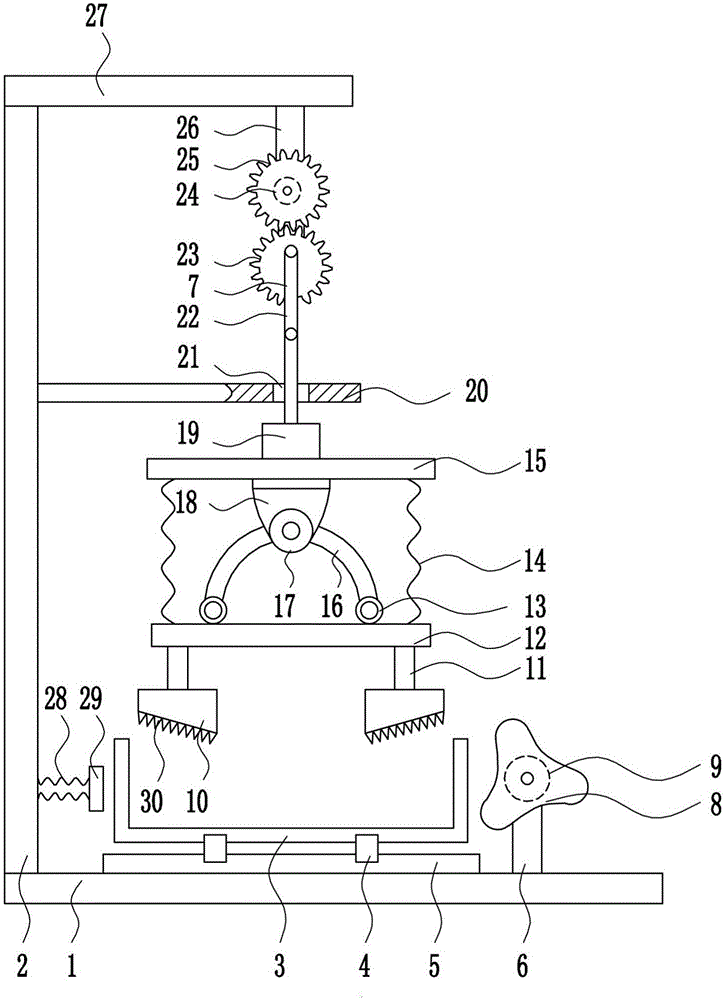 Rotation swinging type wasted shoe sole crushing device for footwear industry