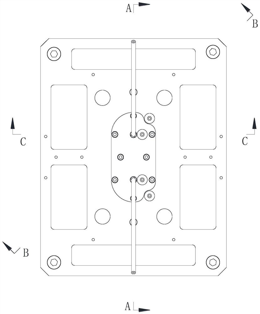 Automatic fan injection mold feeding and discharging gripper based on robot