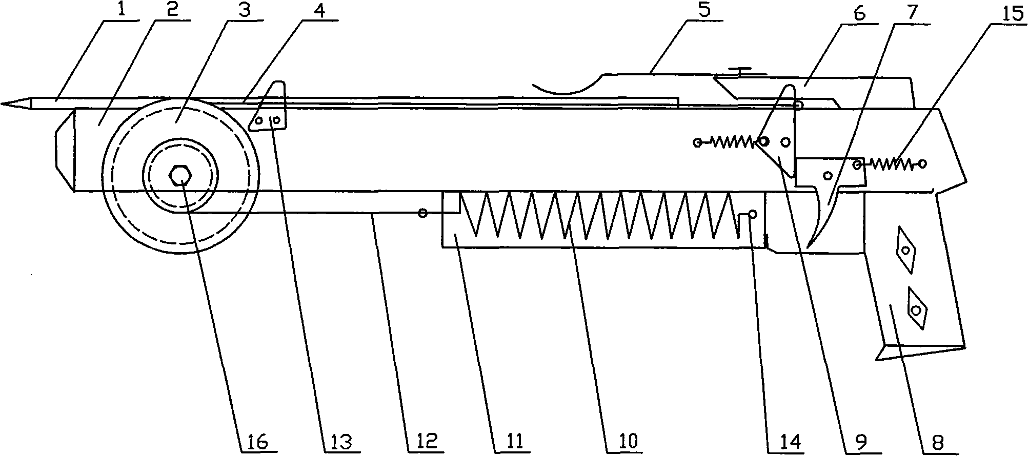 Novel energy storing device for crossbow