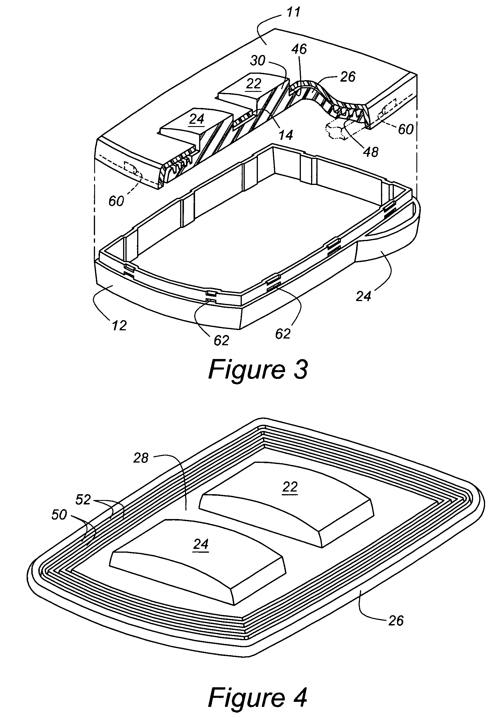 Sealed remote keyless entry device