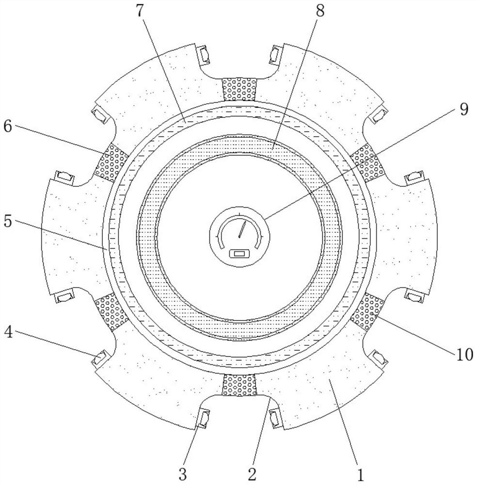 A hot box structure of a coating machine for producing antibacterial and deodorizing nylon