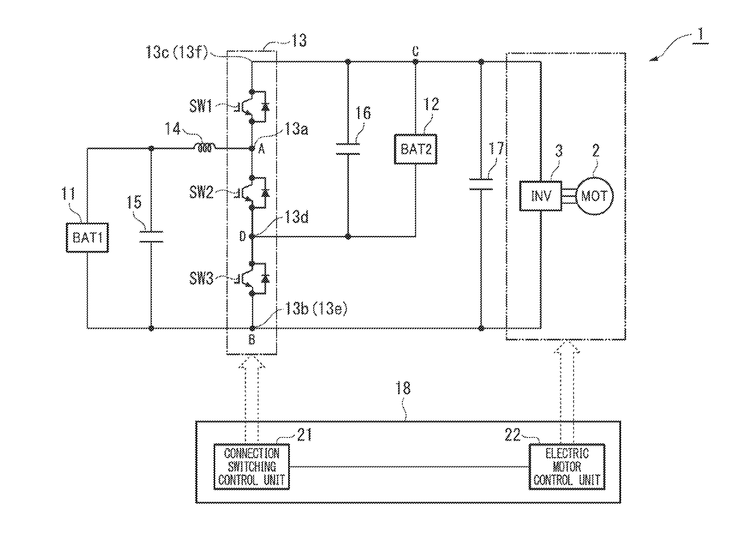 Electric power supply apparatus