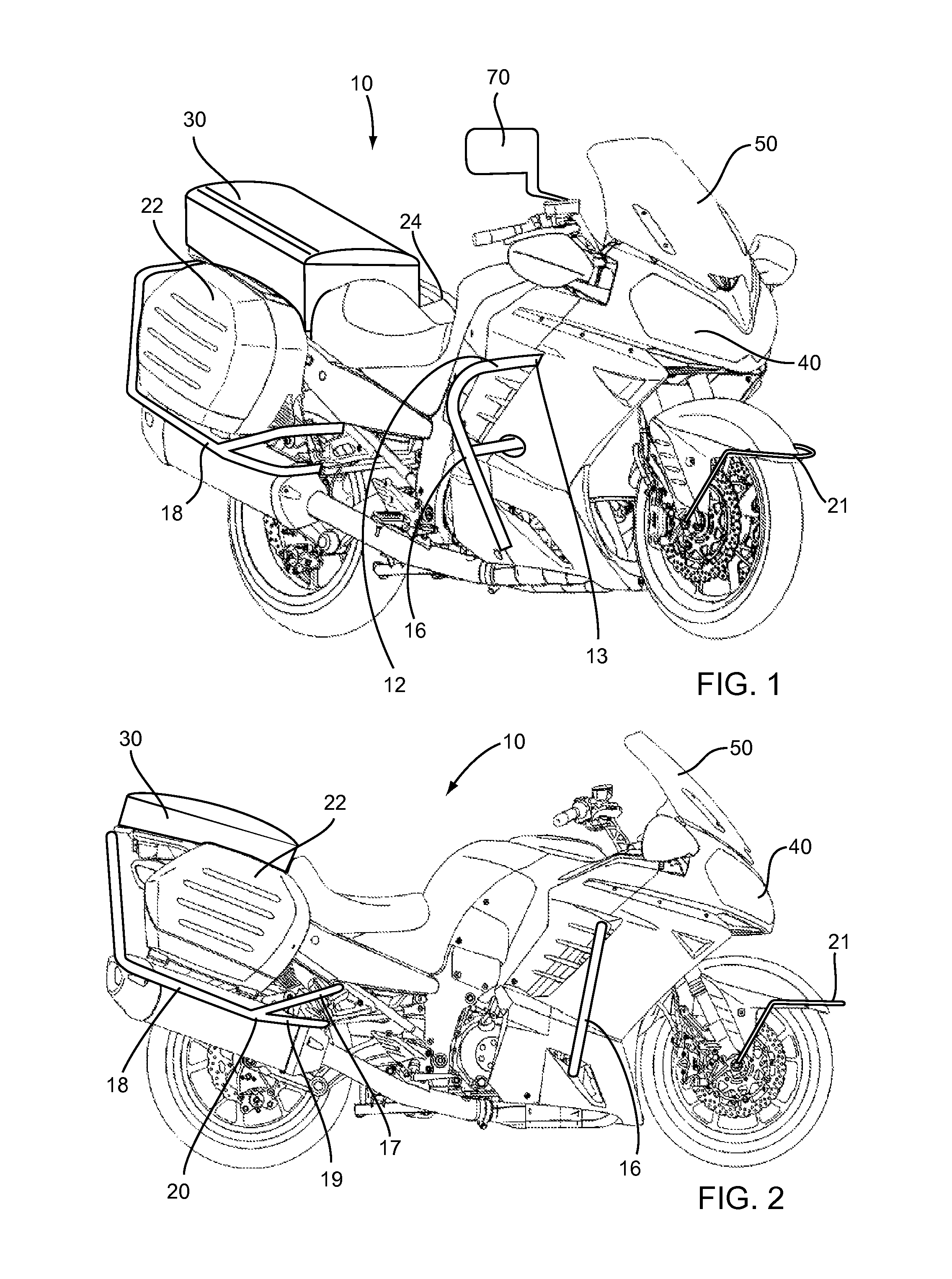 Police motorcycle kit