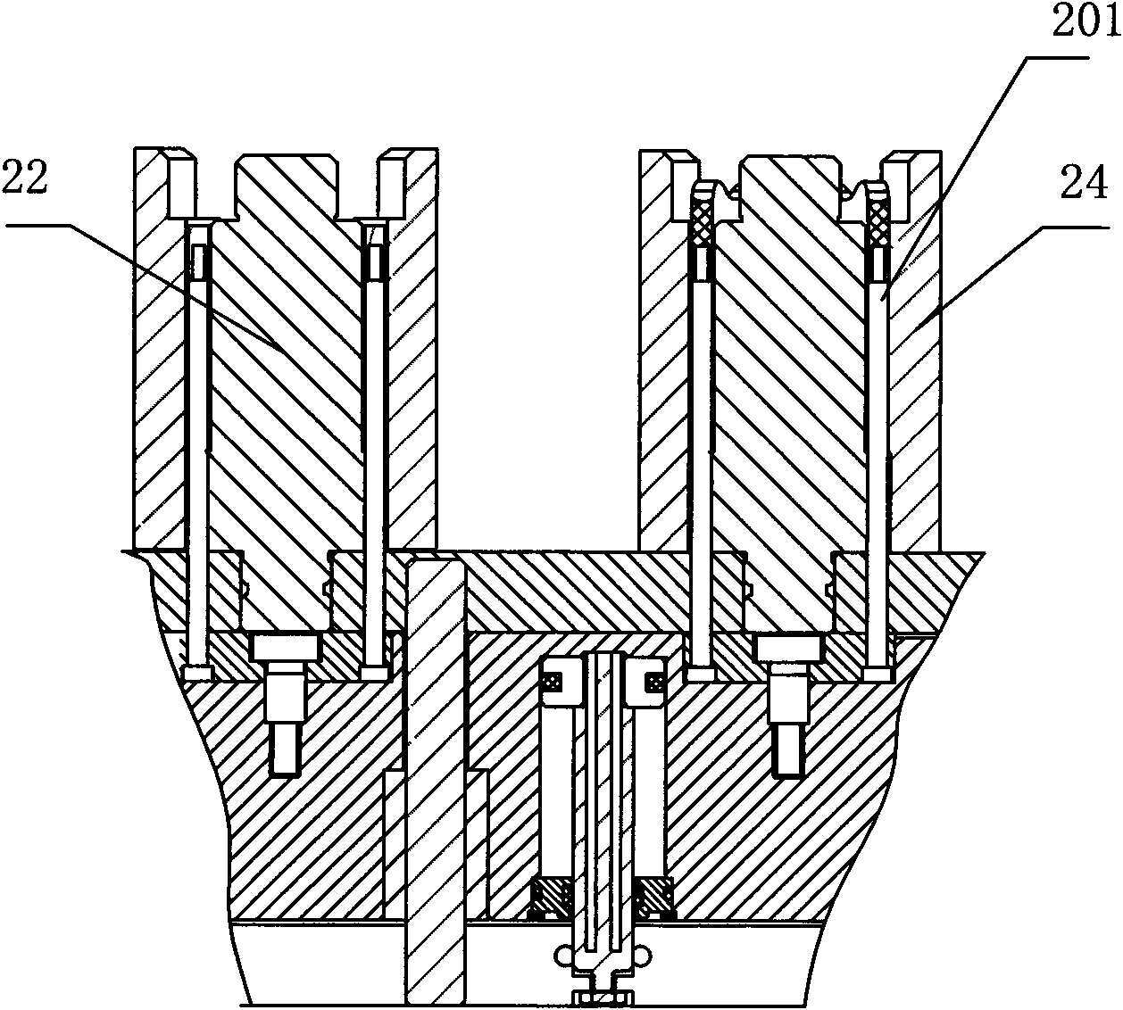 Full-automatic assembling machine of bearing retainer