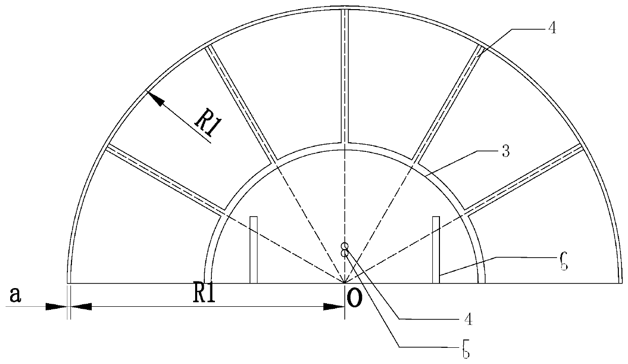 Tunnel concrete lining inflation mold