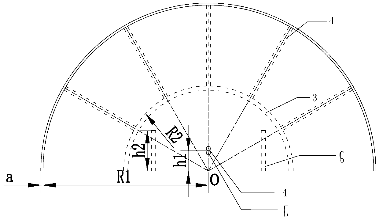 Tunnel concrete lining inflation mold