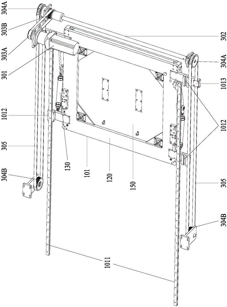 Automatic exposure machine mechanism