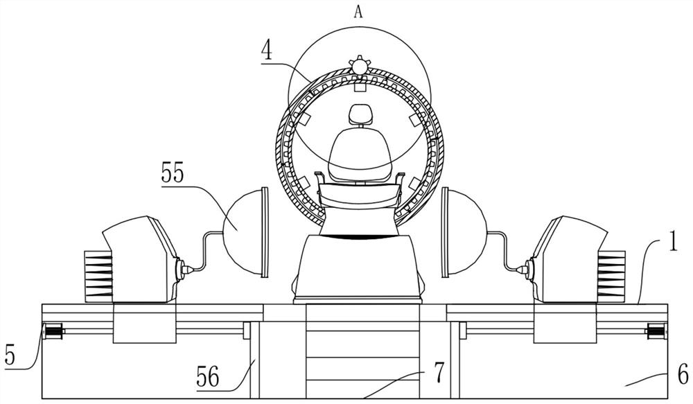 Psychology auxiliary hypnosis equipment based on multi-dimensional perception principle