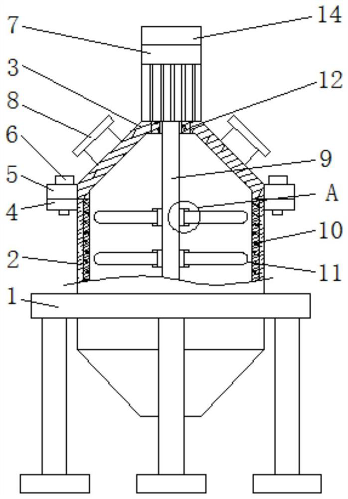 Rubber mixing and dissolving system and process in polystyrene production