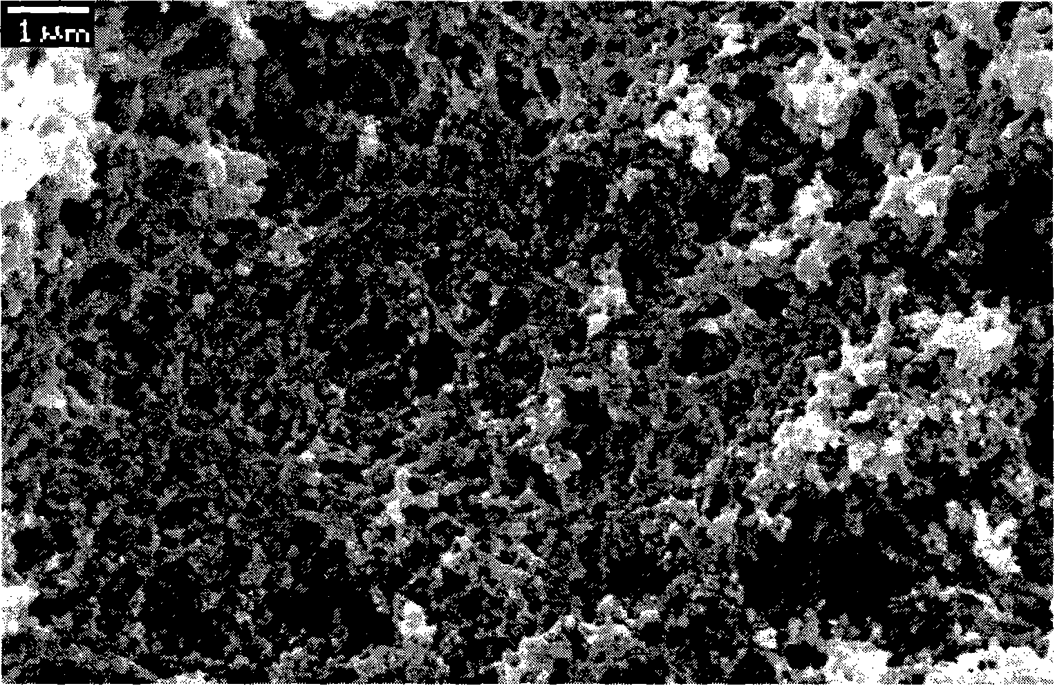 Nanocrystalline porous TiO2 film and preparation method thereof